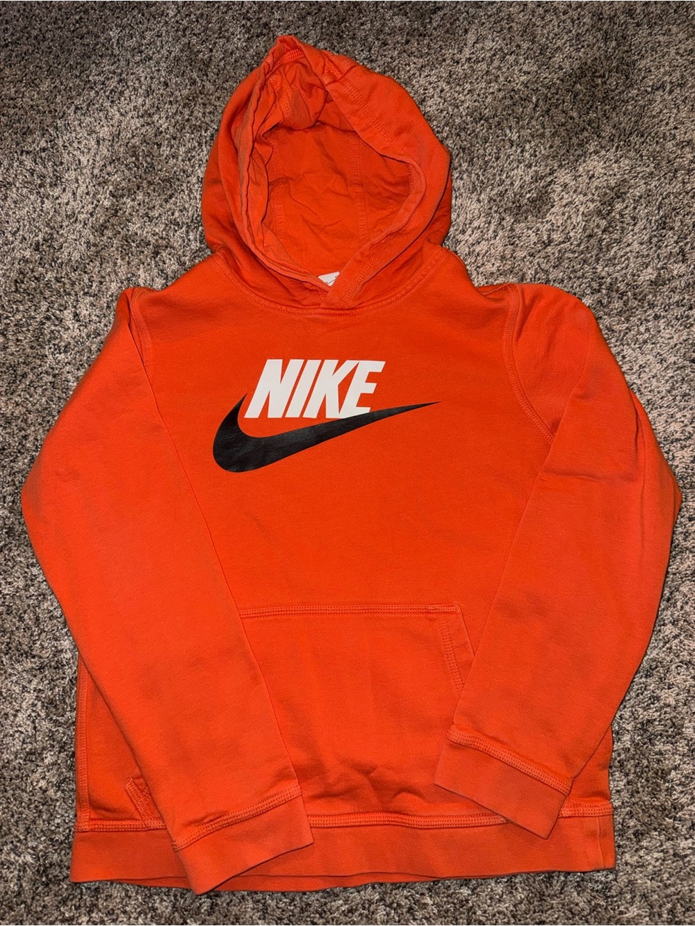 Nike Orange Youth XL Hooded Sweatshirt